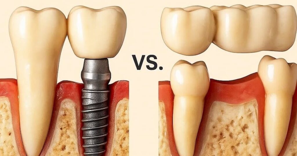 Dental Implants vs. Dental Bridges