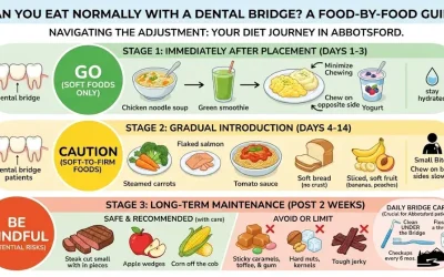 Can You Eat Normally With a Dental Bridge? A Food-by-Food Guide for Abbotsford Patients