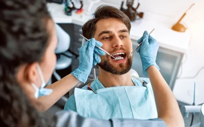 dentist treating patient